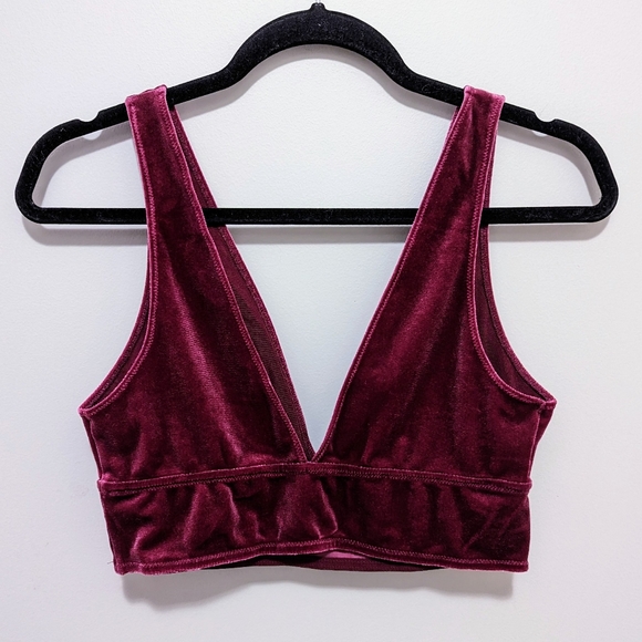 Velvet Bralette - Picture 2 of 7
